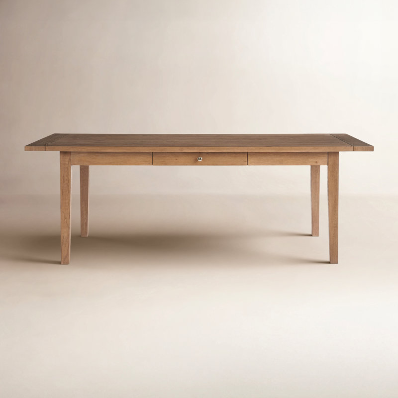 Rosalie Oak Solid Wood Base Dining Table
