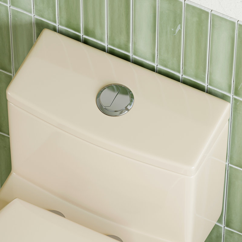 Toilette monobloc ADA standard à double chasse allongée 1,28 GPF