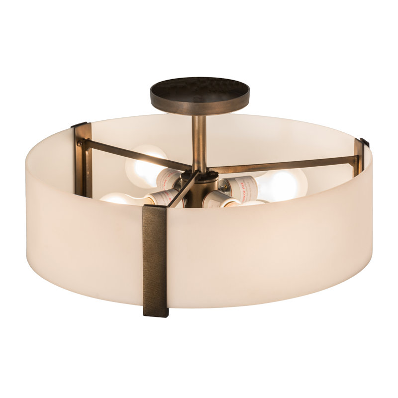 4 - Light Semi Flush Mount