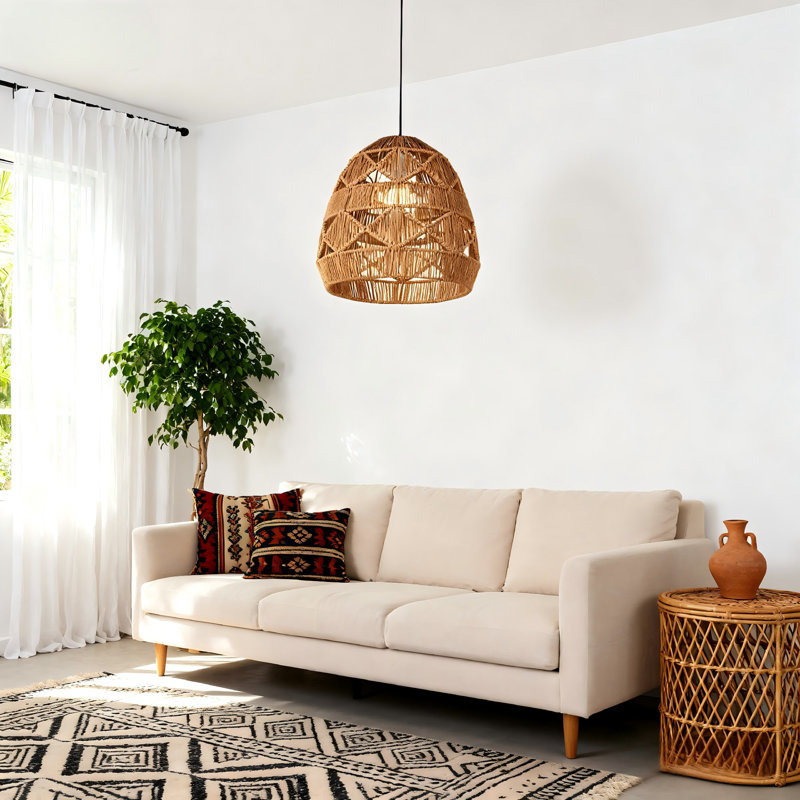 Braylen - Light Rattan Chandelier Dimmable