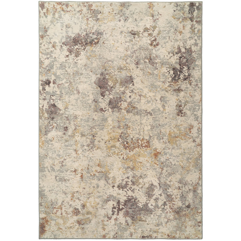 Maurin Abstract Indoor Rug, Rectangle 3'11" x 5'7"