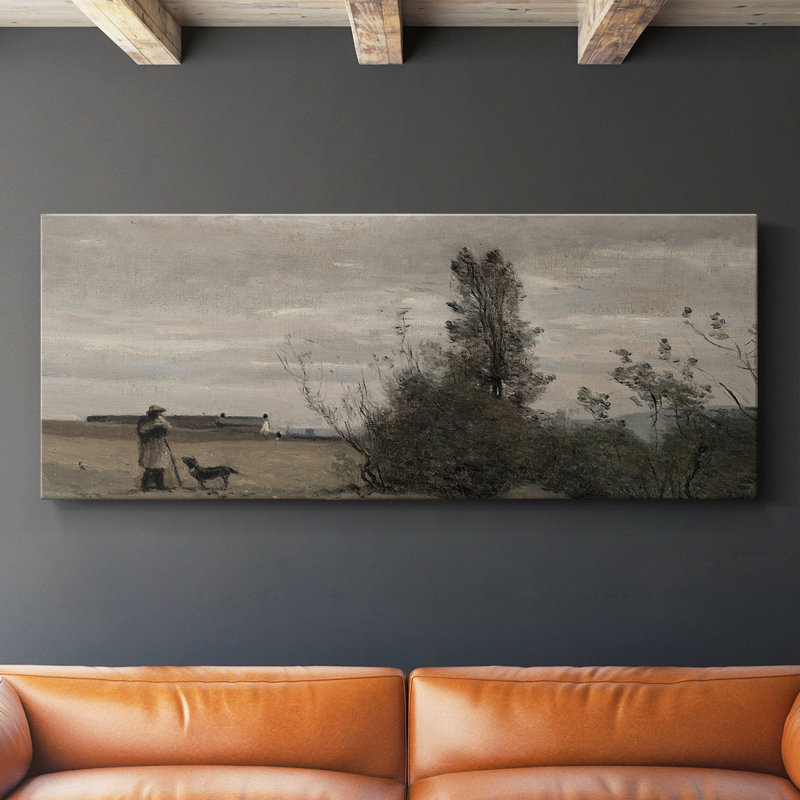 Série paysage - DCL XXII - Toile tendue avec châssis - Prêt à accrocher, H 16 po x l 40 po