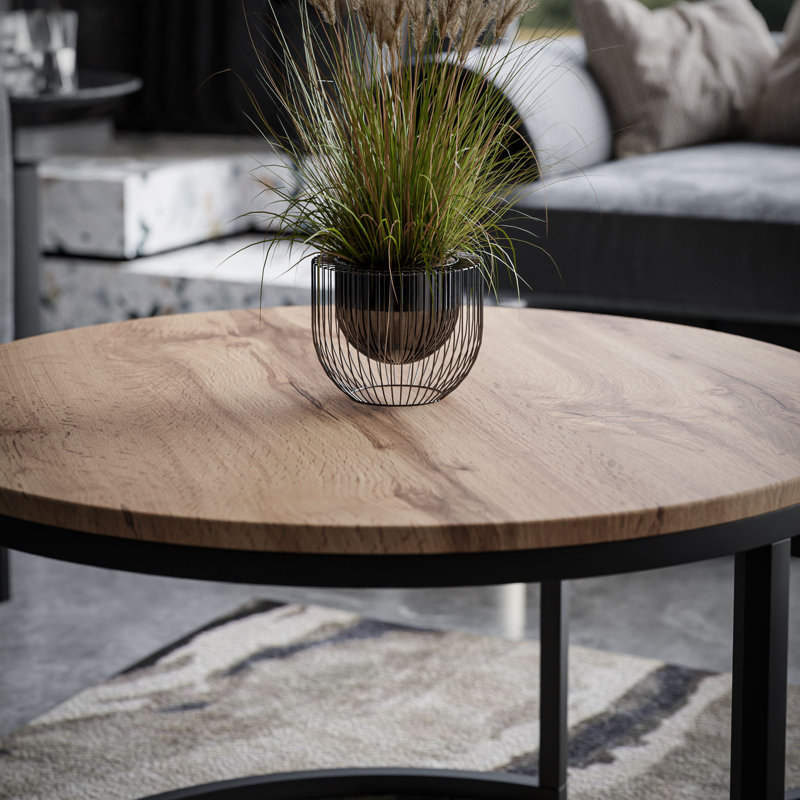 Shivendra Coffee Table, Brown/Black