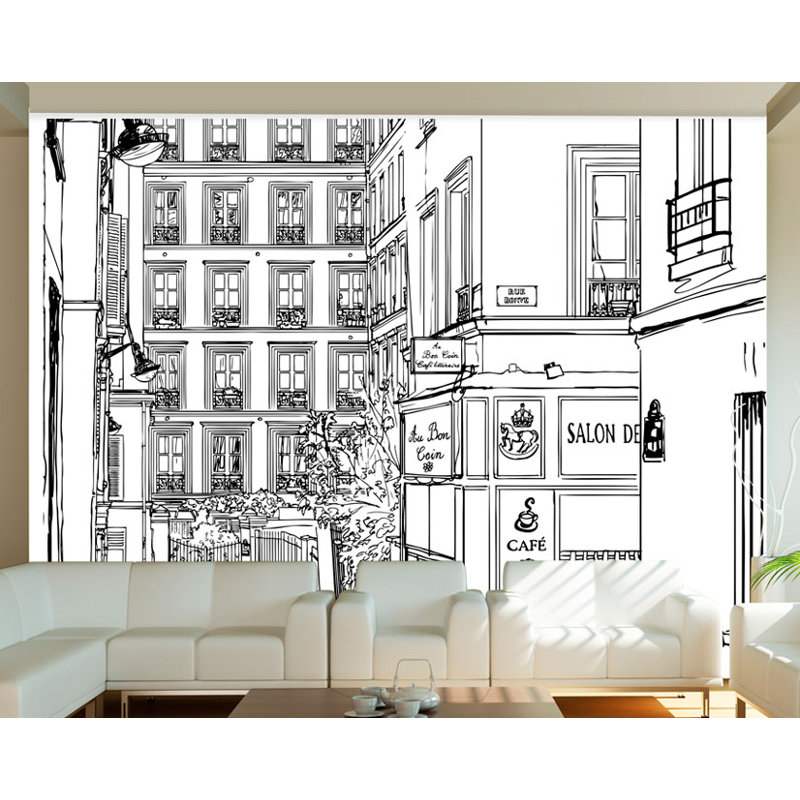 A Walk Through Parisian Streets 309cm x 400cm Wallpaper, 250 cm x 193 cm