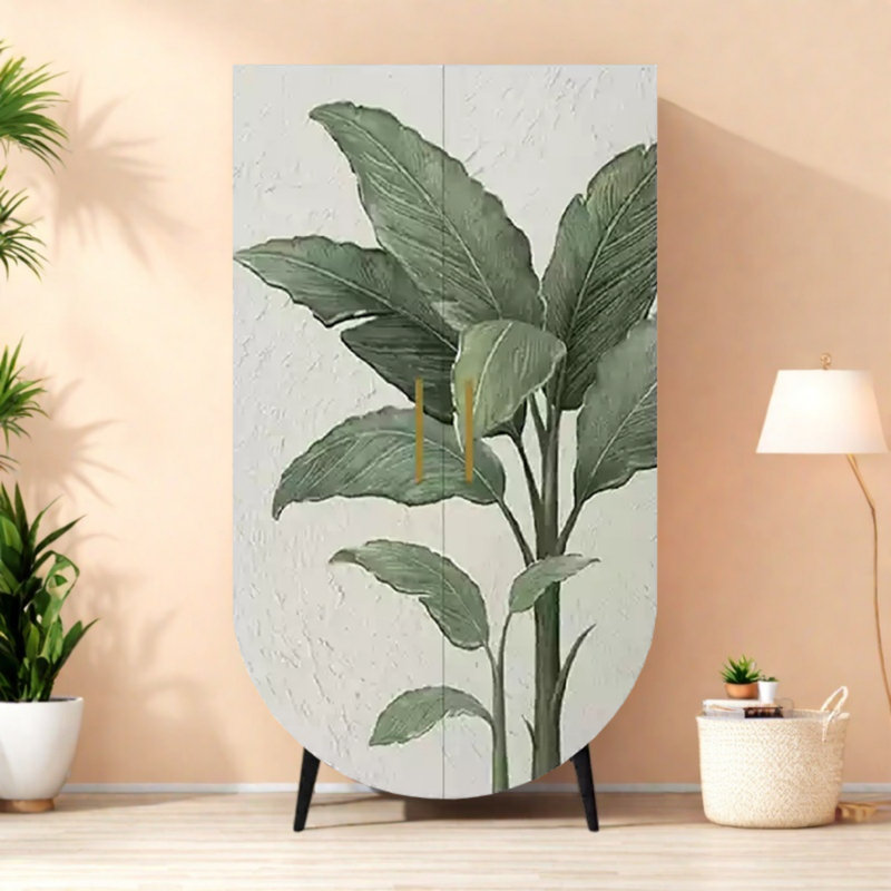 Armoire moderne à double porte minimaliste