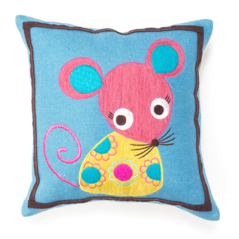 Wool Square Pillow Cover & Insert