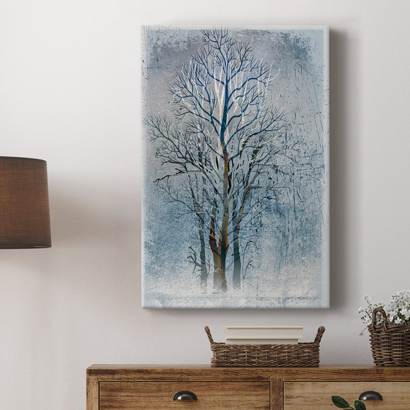 Arbre d'argent I - galerie Cavas, H 60 po x l 40 po