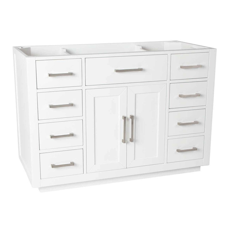 Nahlani 47.25'' Single Bathroom Vanity Base Only, White