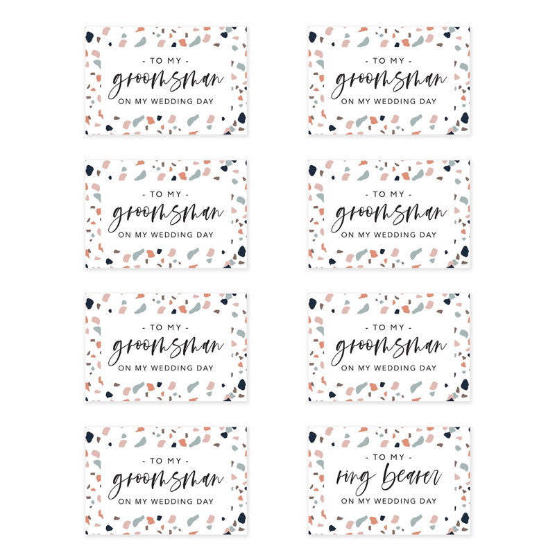 Carte-cadeau de garçons d'honneur