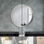 Huldar Glass Flat Wall Mirror