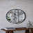 Mirror With Industrial Design Round Mirror With Metal Frame