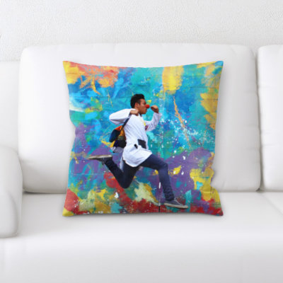 Microsuede Throw Pillow