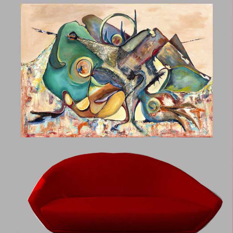Adhésif décoratif Yosi Amir XVIII, H 25 po x l 36 po