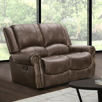 Digiovanni 64.5'' Faux Leather Reclining Loveseat