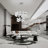 30-Light Modern 2 Ring Crystal Chandeliers-114394934