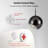 MORE 4.7" Battery Operated Wall Sconce with Remote, 8000mAh Rechargeable Battery, Adjustable Brightness & Color Temperature, Flexible Head Reading Light for Bedroom, Living Room