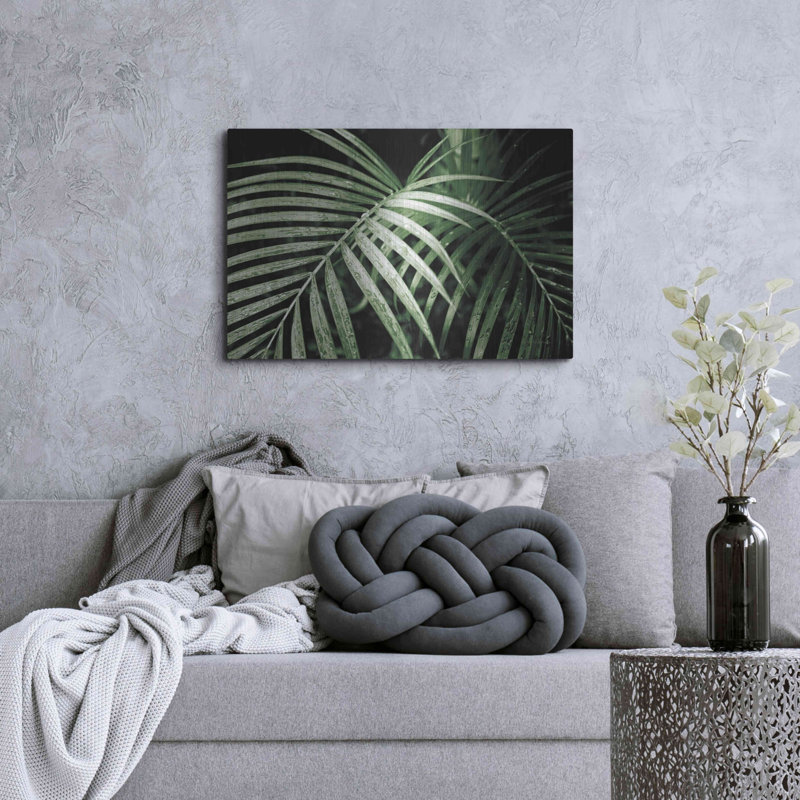«Palm Fronds Green» par Debra Van Swearingen, H 24 po x l 36 po