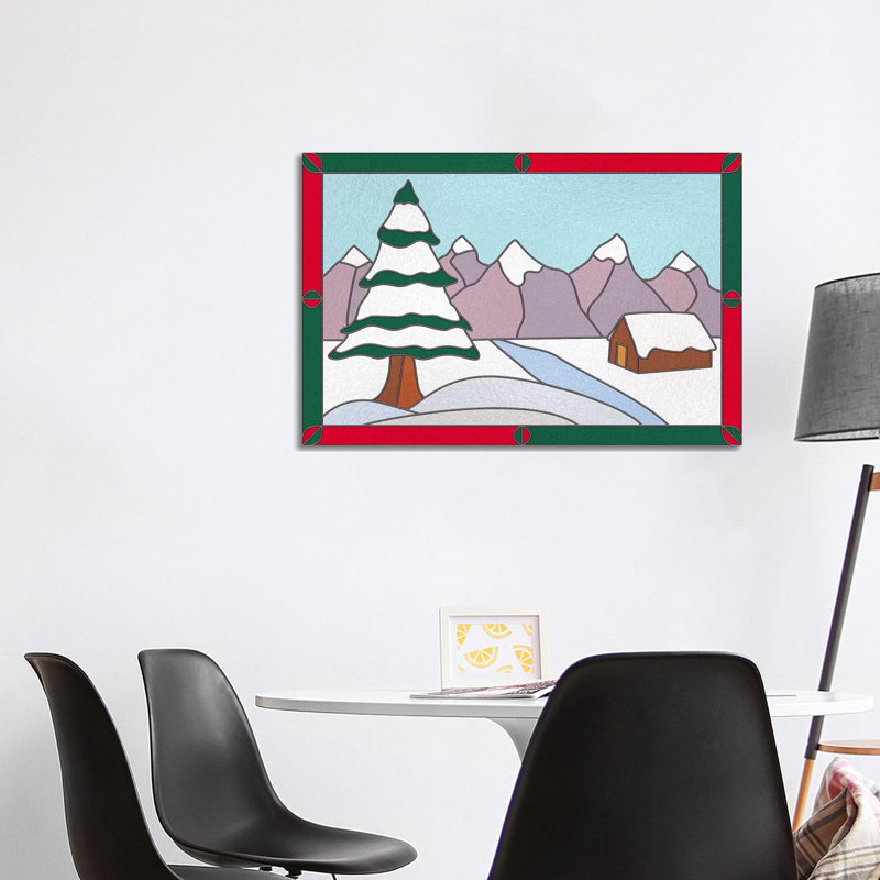 Snowy Terrain by 5by5collective - Wrapped Canvas Print, 101.6 cm H x 66.04 cm W x 1.91 cm D