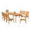 Outdoor 9 - Piece Teak Dining Set