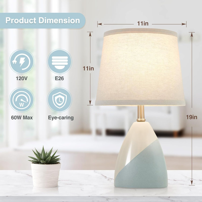 Lampe de table USB en céramique Macel