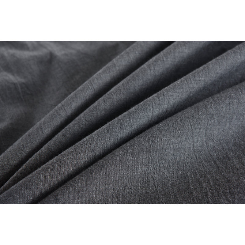 Messy Bed Duvet Cover Set Cotton Duvet Cover, Gray, King