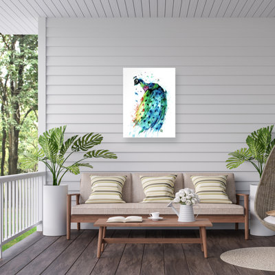 Lisa Whitehouse Peacock Outdoor  Canvas