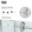 Winslow 48" W x 36" D x 80" H Sliding Frameless Shower Enclosure with 3/8  Clear Glass&Base-50877756-50877758