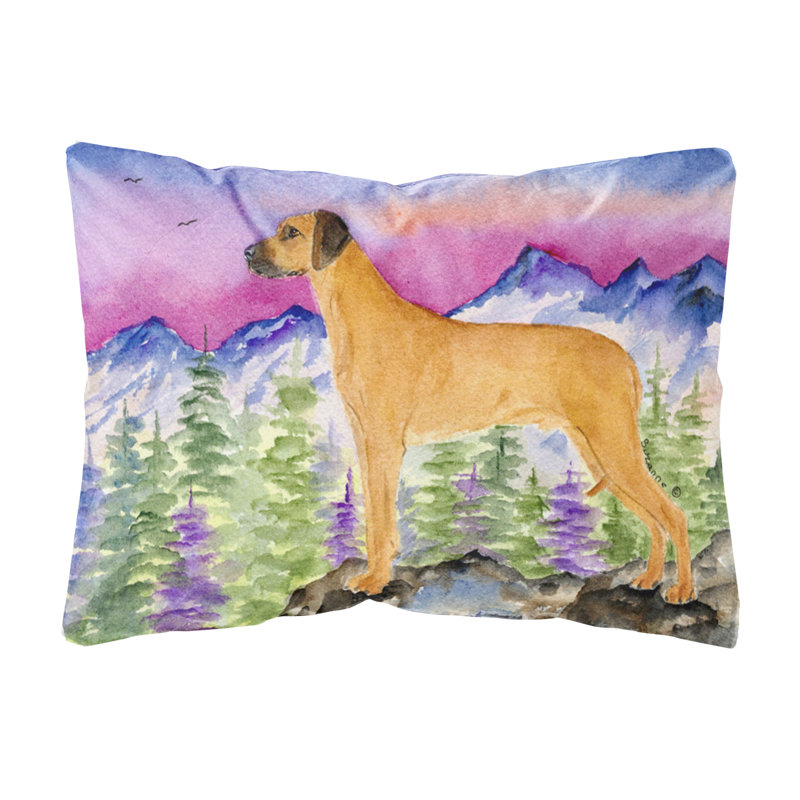 Coussin décoratif intérieur/extérieur rhodesian ridgeback