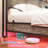 Tryston Floating Bed Frame With Led Lights, Industrial Platform Bed With Charging Station-1129921070-1129837305