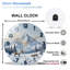 Horloge murale Winter Mountain Reindeer
