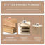 Ensemble de meuble-lavabo mural simple 24 po Mackayla