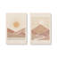 «Desert Sunrise and Sunset», ensemble de 2 impressions sur Canva-752511789-752511796