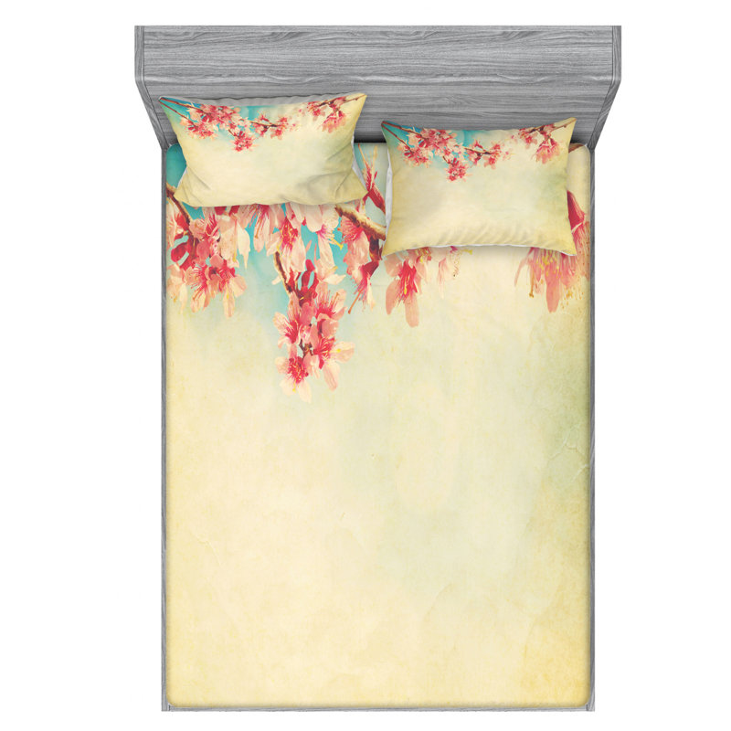 Microfiber Sheet Set, Queen Sheet Set with Fitted Sheet