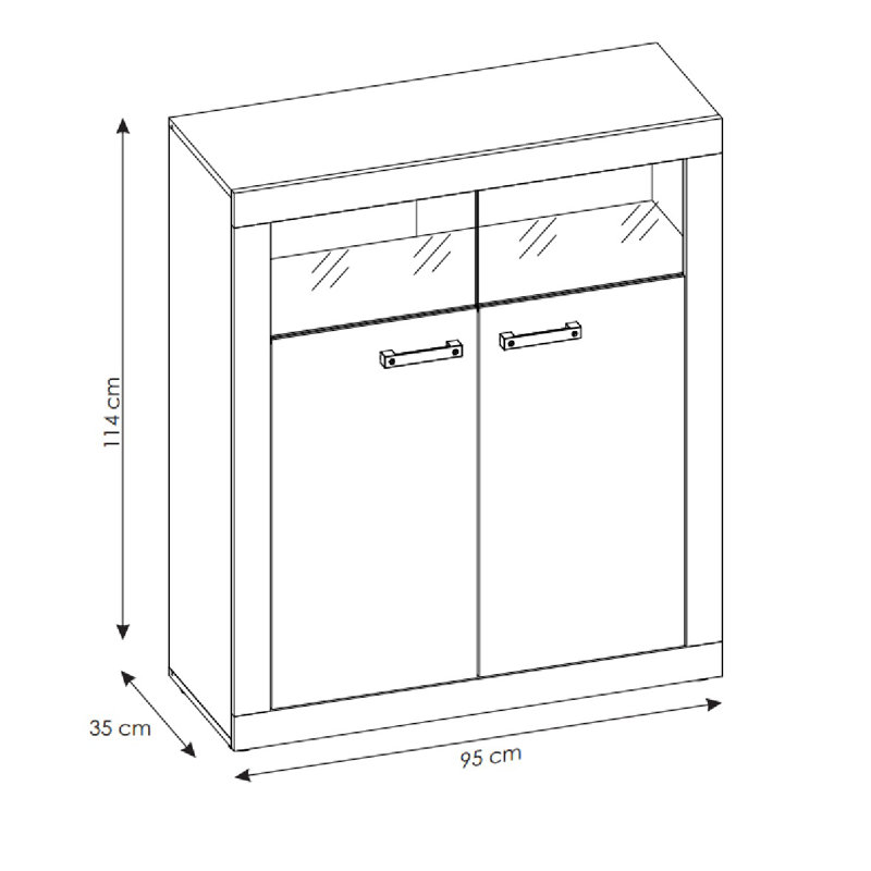 Redlands 2 - Door Accent Cabinet