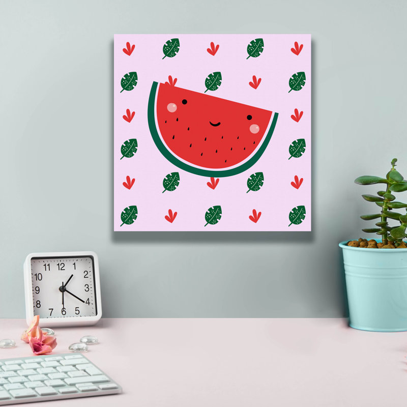 «Cute Watermelon» par Epic Graffiti Portfolio, H 12 po x l 12 po x P 0,75 po