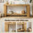63" Boho Console Table With Storage Shelf