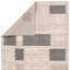 Tapis blanc tissé à la machine Label J Bismuth-941035732