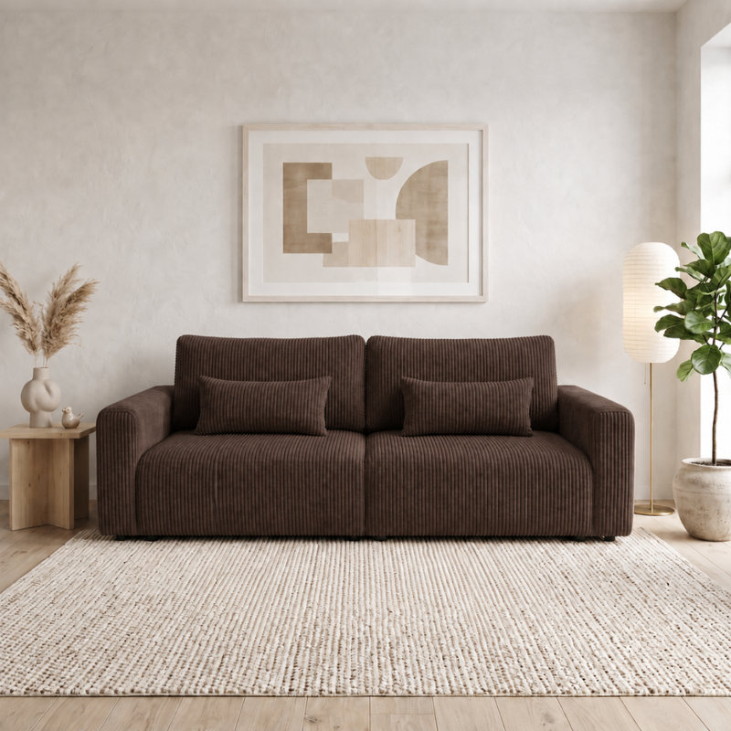 Sectional, Brown POSO 6