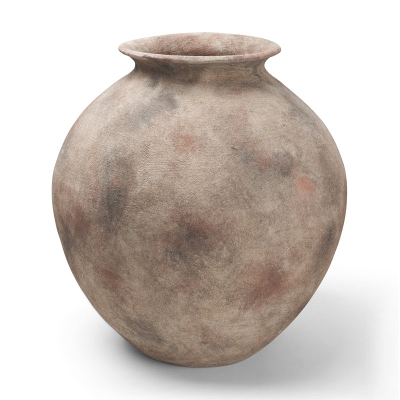 Vase en terre cuite Mattone 15,9H, 14.6L x 14.6W x 15.9H