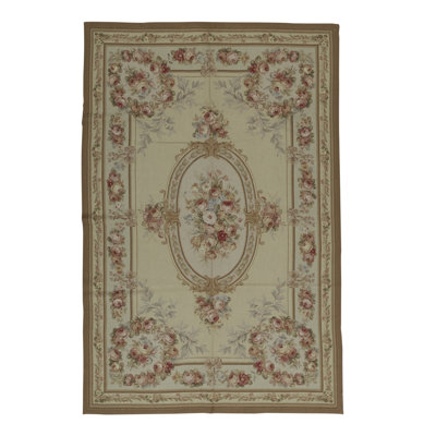 Petitepoint Wool Oriental Indoor Rug