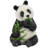 Bai Yun the Asian Panda Bear Statue
