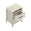 Table de chevet 2 tiroirs 22,7 po Pruitt-1313072781-1293806191
