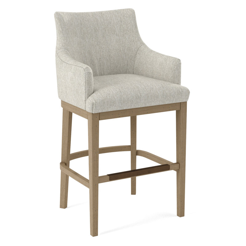 Upholstered Stool, 61641-88, Nutmeg