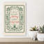 Vintage Christmas Message Rustic Traditional Vintage Winter Landscape Wall Art Print 1 Piece Wrapped Canvas Wall Art-1498717481