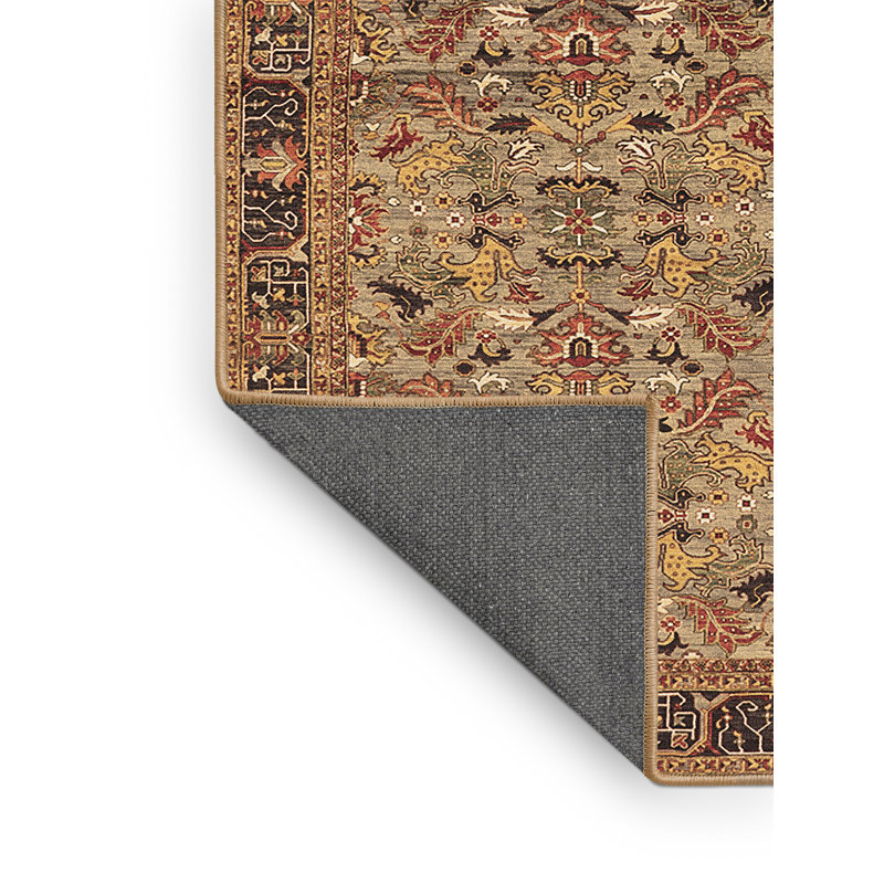 Tapis oriental brun Aurionna, Rectangle 5 pi x 8 pi