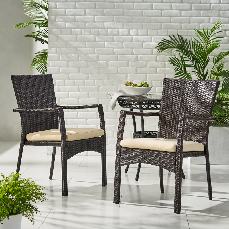 Arturas 16'' H Upholstered Side Chair, Brown