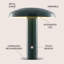 Writzer 11" Contemporary Bohemian Rechargeable/Cordless Dimmable Integrated LED Mushroom Table Lamp-1863974583