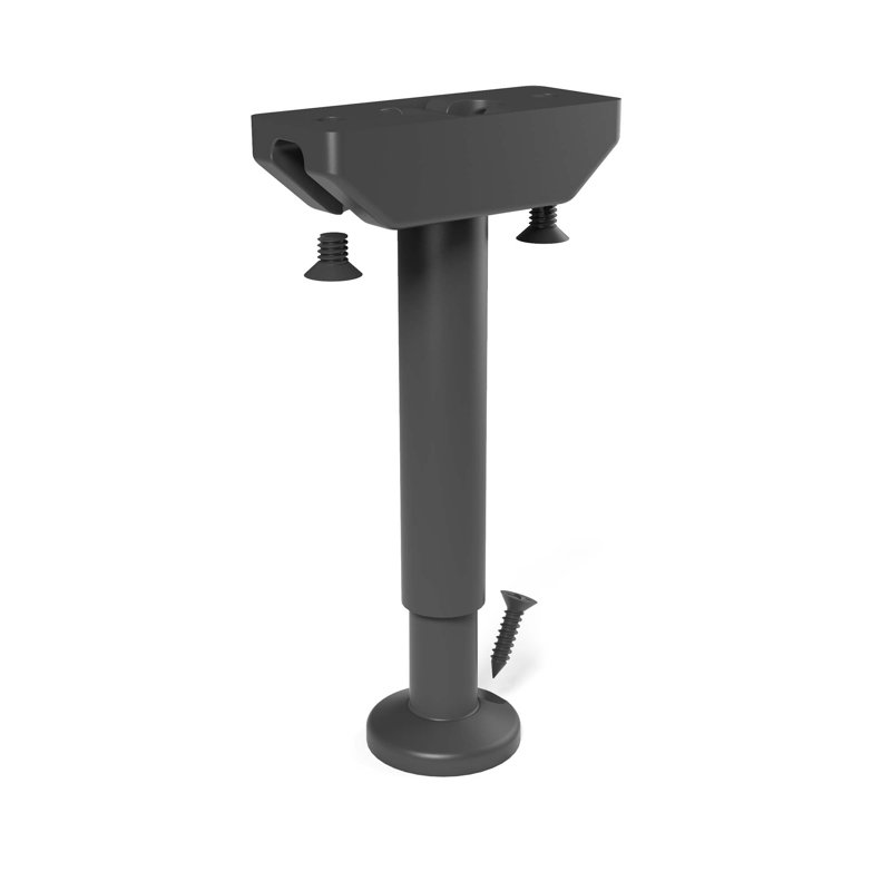 Inspire Railing Aluminum Adjustable I-Support, Black Sand