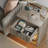 Nightstand With Power Outlet, Bedside Table With Drawer Storage And Lights, 7 Lighting Modes,Wood Wide Bedside Stand Mid Century Night Stands For Bedroom Living Room Office-1999619623-2040156594