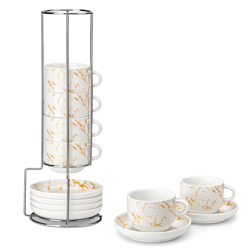 Porcelain Espresso Cup, White